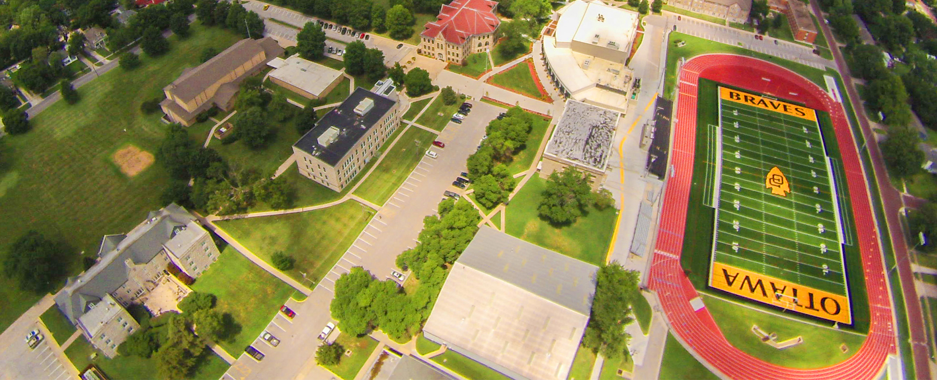 university of kansas campus aerial